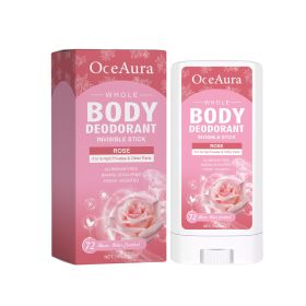 OceAura Rose Body Deodorant Stick With Rose Fragrance Is Natural And Refreshing To Reduce Underarm Odor