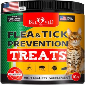 Flea and Tick Prevention Chewable Pills for Dogs and Cats Revolution Oral Flea Treatment for Pets Pest Control Natural Defense Chewables Small Tablets