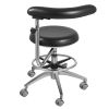 VEVOR Medical Dental Stool Dentist Chair with 360 Degree Rotation Armrest PU Leather Assistant Stool Chair Height Adjustable Doctor Chair