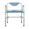 VEVOR Commode Chair, Bedside Commode with Drop-Down Arms and Detachable Backrest, 5-Level Adjustable Height, 7L Removable Bucket, Easy to Assemble