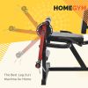 Leg Extension and Curl Machine - Leg Exercise Machine with Adjustable Seat Backrest and Rotary Leg Extenstion