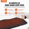 VEVOR Sauna Blanket for Detoxification, Portable Far Infrared Sauna for Home, PU Sauna Bag w/ Therapy Stones & Carbon Fiber Heating