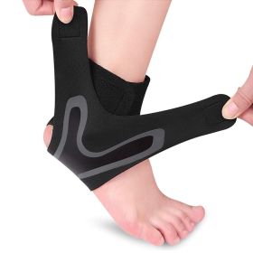 Neopene Ankle Brace (Color: BLACK, size: S)