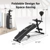 Adjustable Decline Sit Up Bench for Exercise for Home Gym